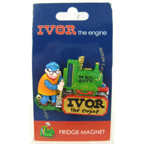 Ivor & Jones with Shovel Resin Fridge Magnet on Header Card (SAVE 25% TO 50% !!)