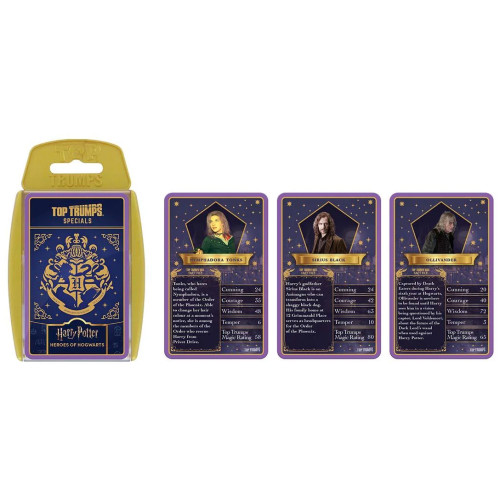 (HIDDEN - ORDER WHEN OLD DESIGN SOLD) Top Trumps Specials: Harry Potter Heroes of Hogwarts Refresh (NEW)