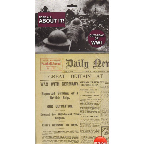 Replica Newspaper: Outbreak of World War 1