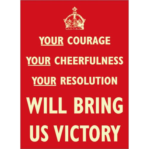Replica E/S: Your Courage ........... Will Bring Us Victory