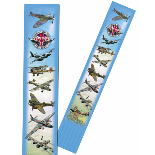 Famous British Aircraft Colour Print Bookmark