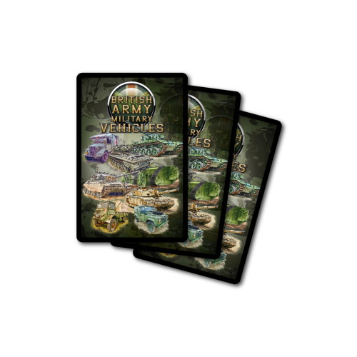British Army Military Vehicles Playing Cards in Printed Box