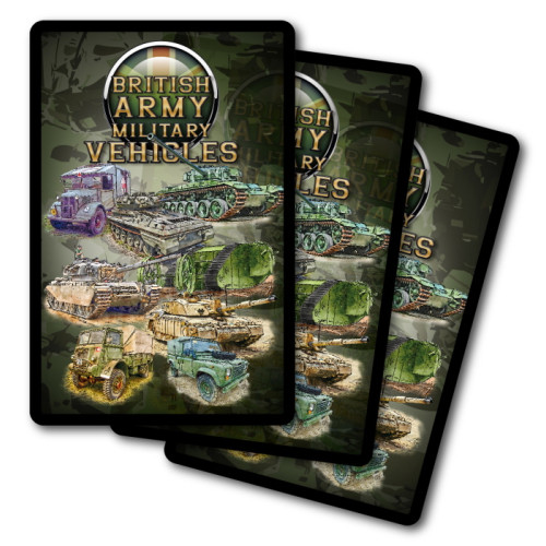 British Army Military Vehicles Playing Cards in Printed Box