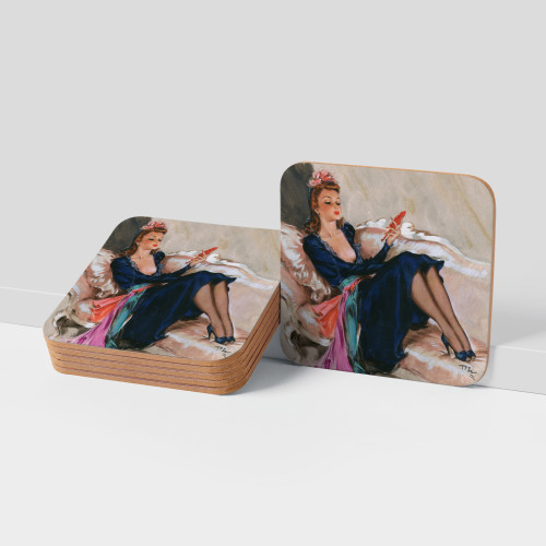 Coaster (Wartime Pin-Ups) - OK By Me (E.O.L.) - SAVE 15% !!