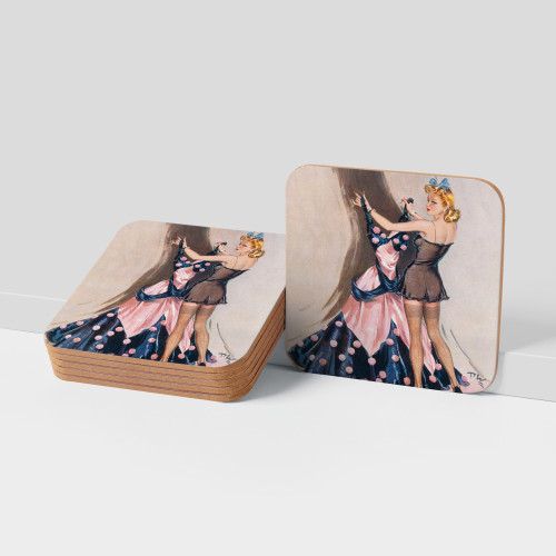 Coaster (Wartime Pin-Ups) - Put Away For The Duration (E.O.L.) - SAVE 15% !!