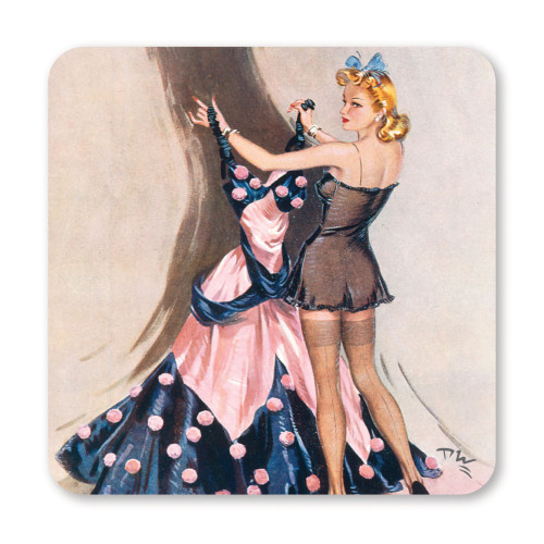 Coaster (Wartime Pin-Ups) - Put Away For The Duration (E.O.L.) - SAVE 15% !!
