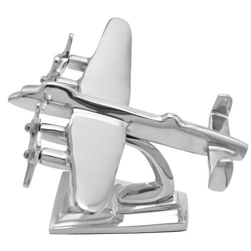 Military Heritage Lancaster Bomber 5 inch Shiny Metal Model (NEW)