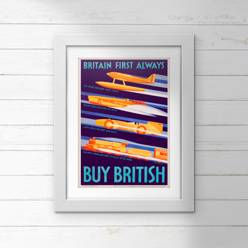 Poster (Spirit of Britain) - Buy British (E.O.L.) - SAVE 15% !!