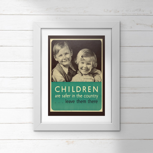 Poster (Spirit of Britain) - Children Are Safer In The Country (E.O.L.) - SAVE 15% !!