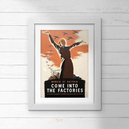 Poster (Spirit of Britain) - Come Into The Factories (E.O.L.) - SAVE 15% !!