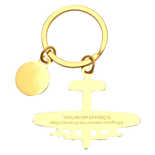 RAF Premium Enamel Keyring - Lancaster (75x55x5mm) (swing tag)