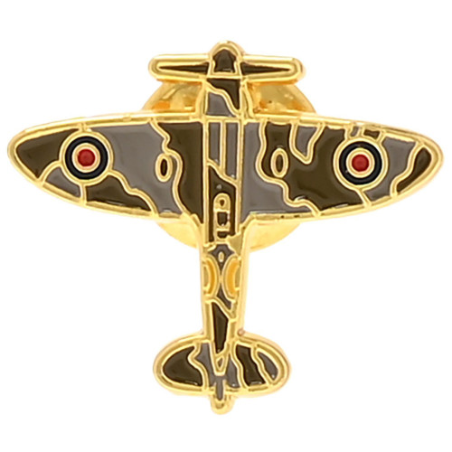 RAF Enamel Pin Badge 25mm - Spitfire (carded)