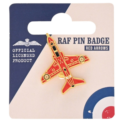 RAF Enamel Pin Badge 25mm - Red Arrows (carded)