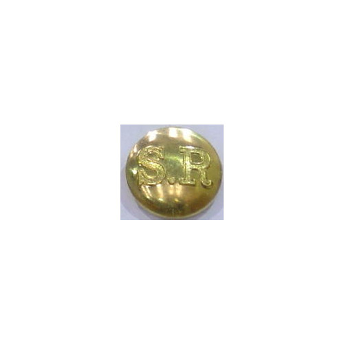 Brass Button (Lge) - SR (28mm dia)