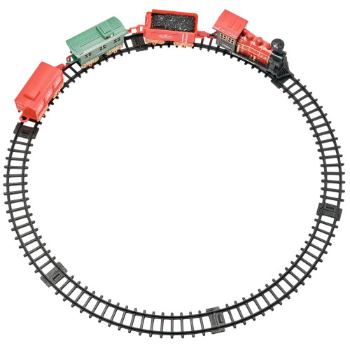 Christmas Classic Train Set 14 Pces B/Op over 163cm Track (205x270x50mm) (3+ YRS) (NEW)