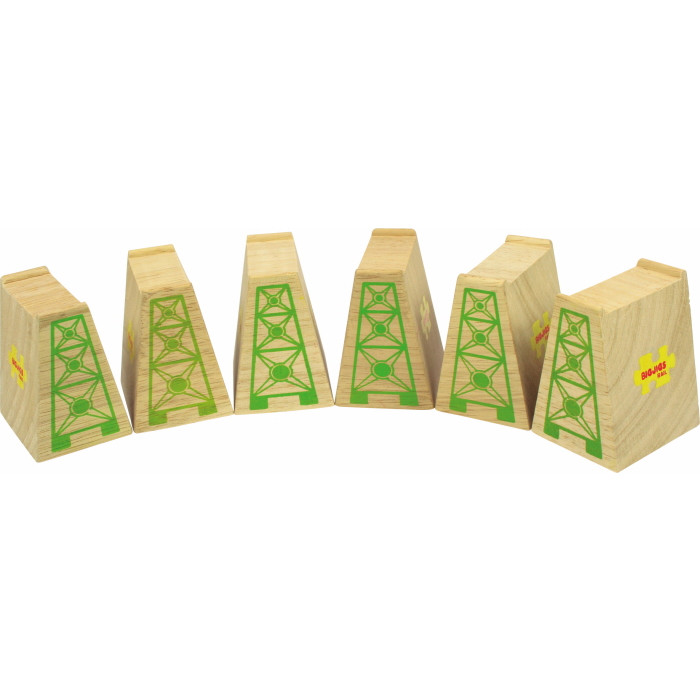 Bigjigs High Level Blocks - 6 Pieces