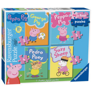 Peppa Pig Jigsaw: My First Puzzles (2, 3, 4 & 5 pces) (18 MTHS+)