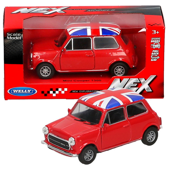 Welly Nex Models D/C Mini Cooper 1300 in Window Box (15x7x7cm) (E.O.L.) - SAVE 10% !!