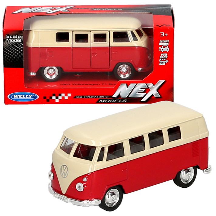 Welly Nex Models D/C VW T1 Bus in Window Box (15x7x7cm) (E.O.L.) - SAVE 10% !!