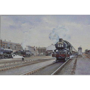 F.L. Postcard PL1: The Bristolian at Swindon (E.O.L.)