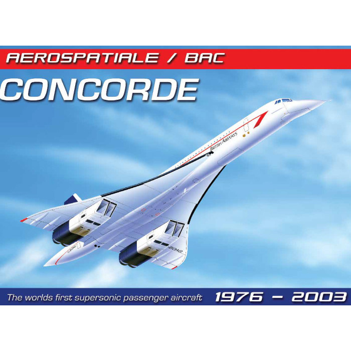Metal Sign (AE): Concorde 1976 - 2003