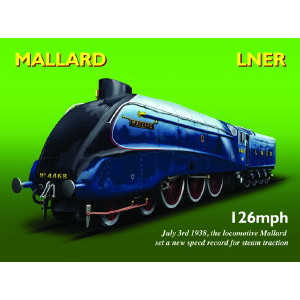 Metal Sign (RL): L.N.E.R. Mallard