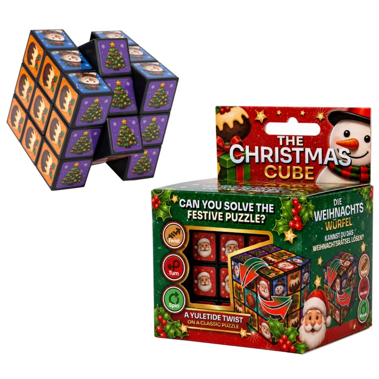 The Christmas Cube - A Yuletide Twist on a Classic Puzzle (5+ YRS) (NEW)