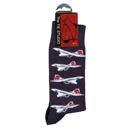 Socks Adults Size 6-11: Concords on Black