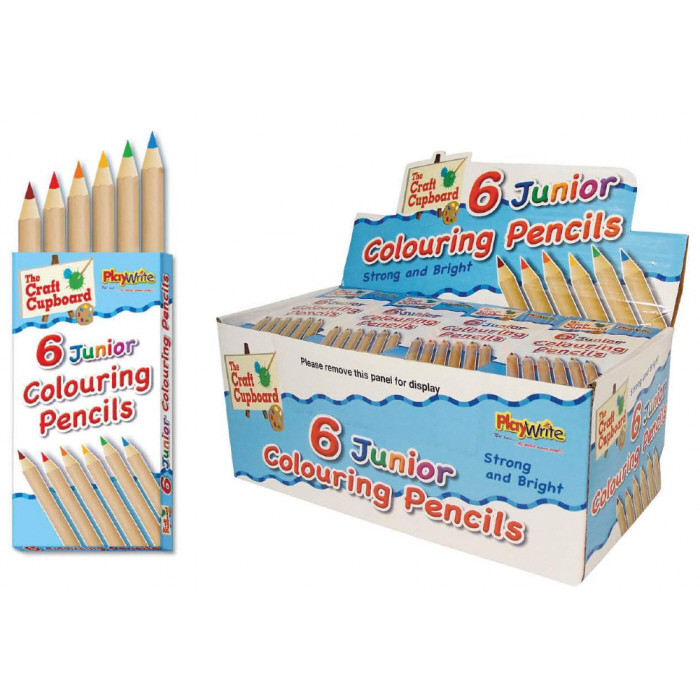 Half Size Junior Colouring Pencil (x 6 in Box) (CDU)