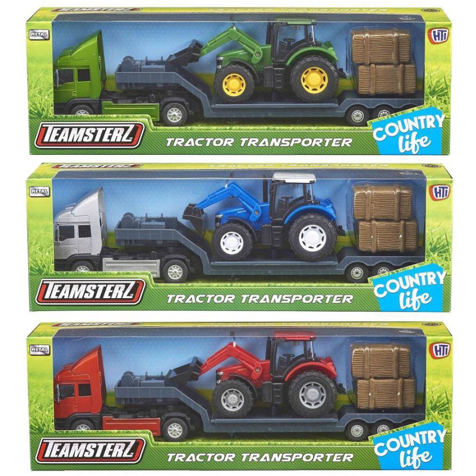 Teamsterz Country Life Tractor Transporter (3 asstd.) (3+ YRS)