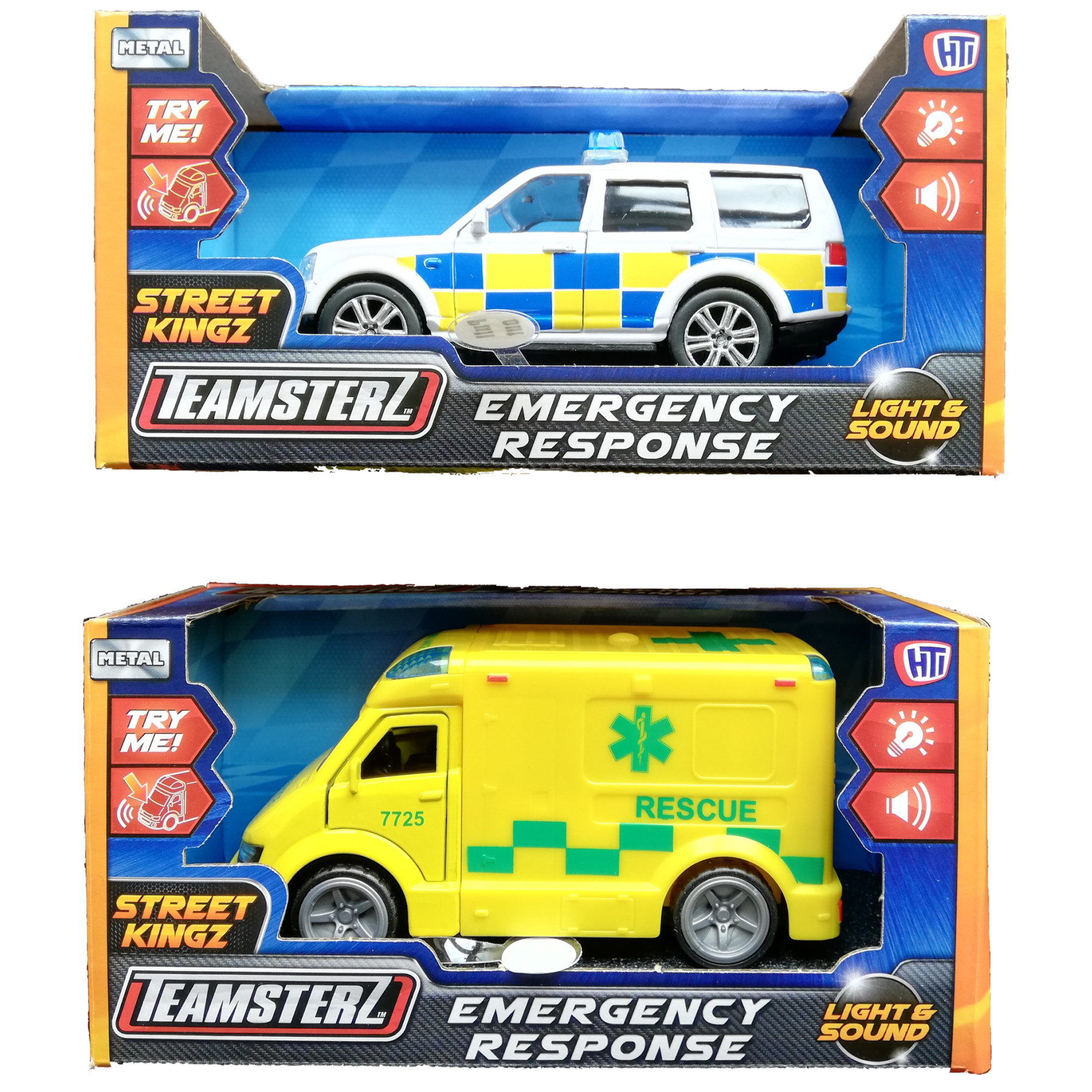 Teamsterz Emergency Response Vehicle - Light & Sounds 1:35 ( 2 asstd) (E.O.L)