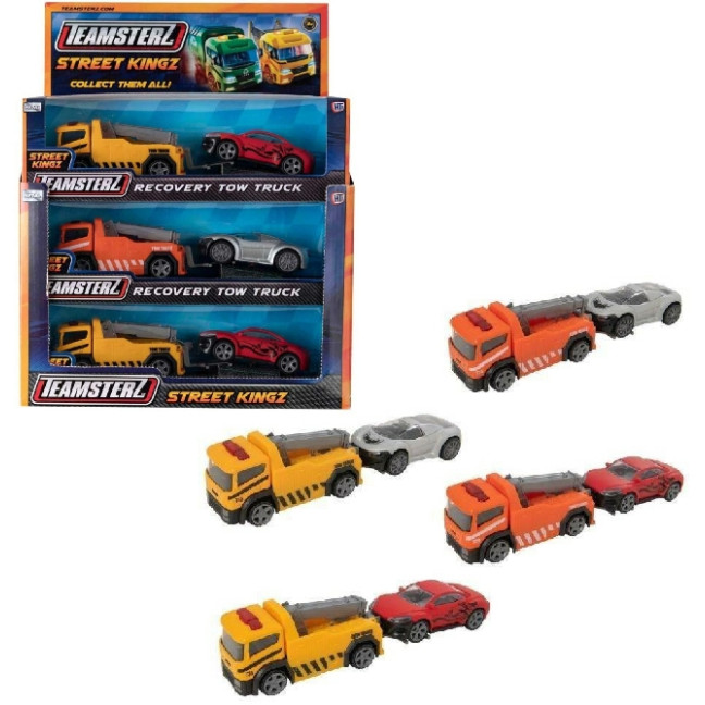 Teamsterz Street Kingz Recovery Tow Trucks (2 asstd.) (CDU) (NEW)