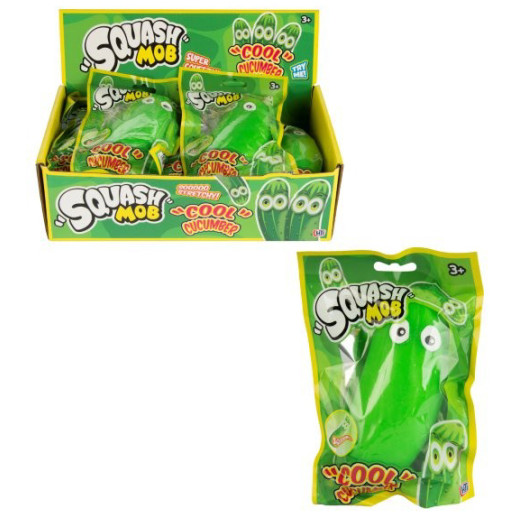 Squash Mob Cool Cucumber (Squeezy Stretchy Toy) (CDU) (E.O.L.) - SAVE 15% !!
