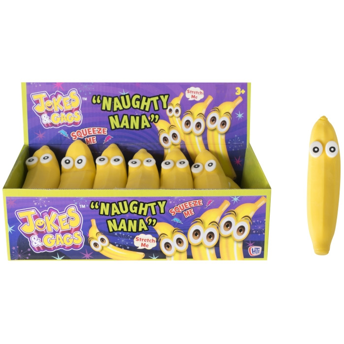 Jokes & Gags Naughty Nana (Squeezy Stretchy Toy) (CDU) (E.O.L.) - SAVE 15% !!