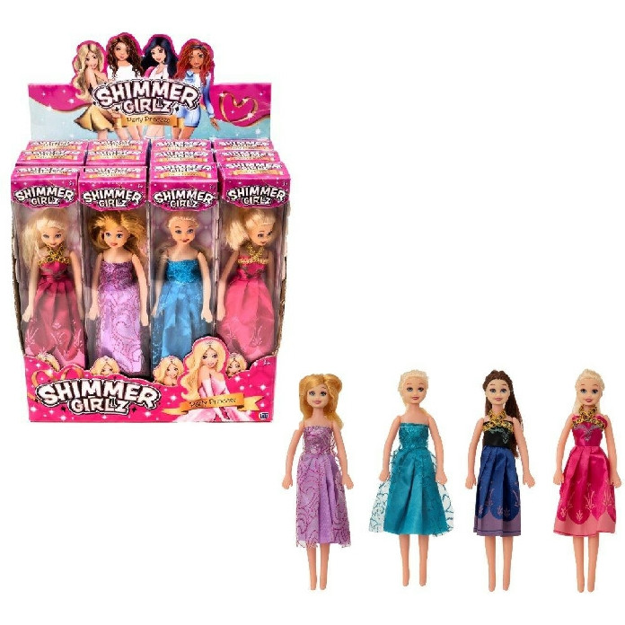 Shimmer Girlz Party Princess Dolls (4 asstd.) (CDU)