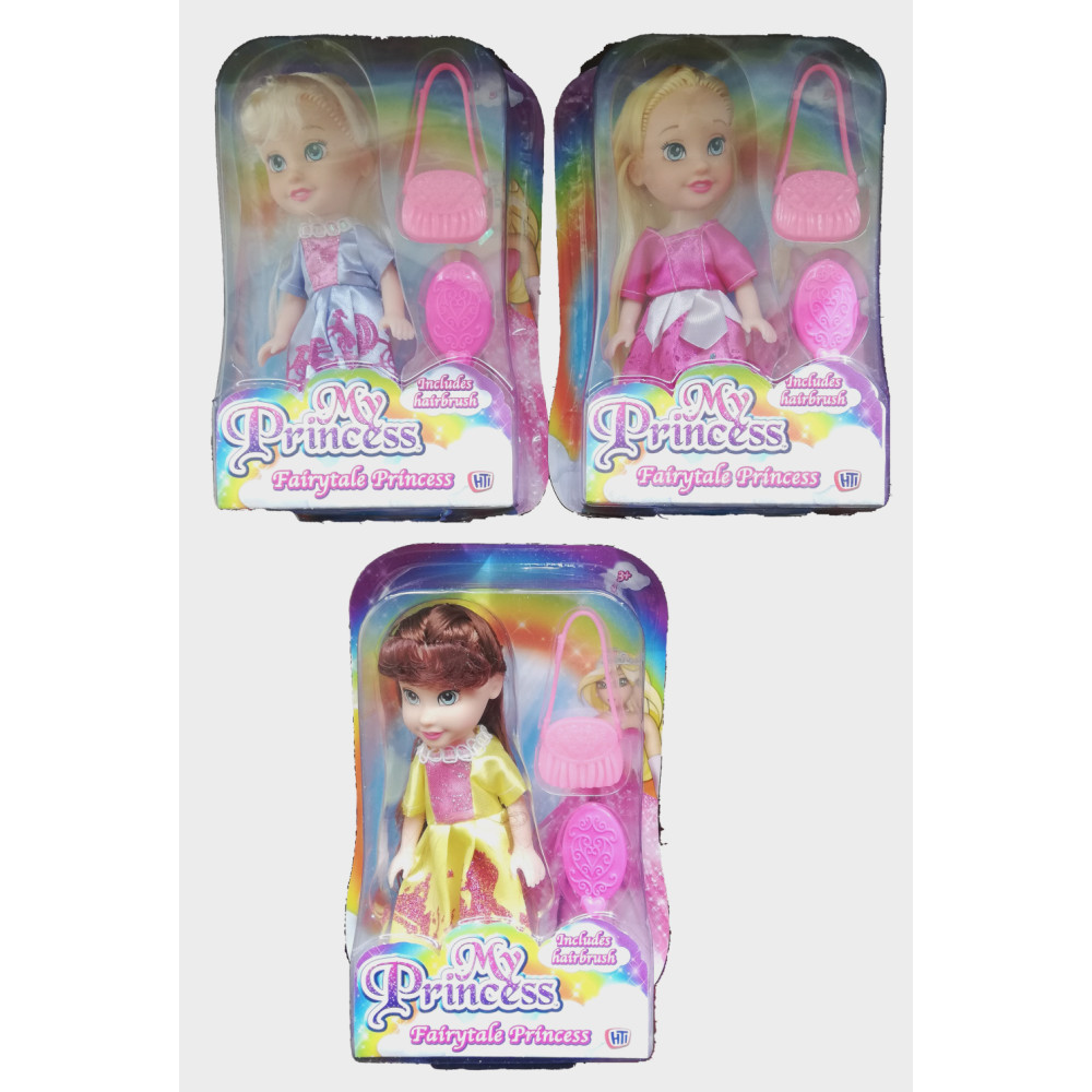 My Princess Fairytale Princess Doll with Hairbrush (ind. Boxed) (E.O.L.) - SAVE 15% !!