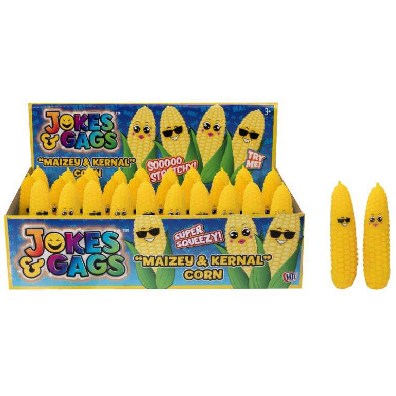 Jokes & Gags Maizey & Kernal Corn (Super Squeezy Toy) (CDU) (E.O.L.) - SAVE 15% !!