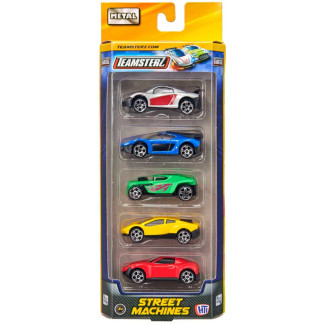 Teamsterz Street Machines - 5 Pack Vehicles on Blister Card 1:64 (asstd.)