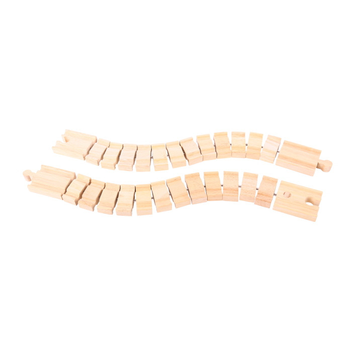 Bigjigs Crazy Track (370mm) - 2 Pieces