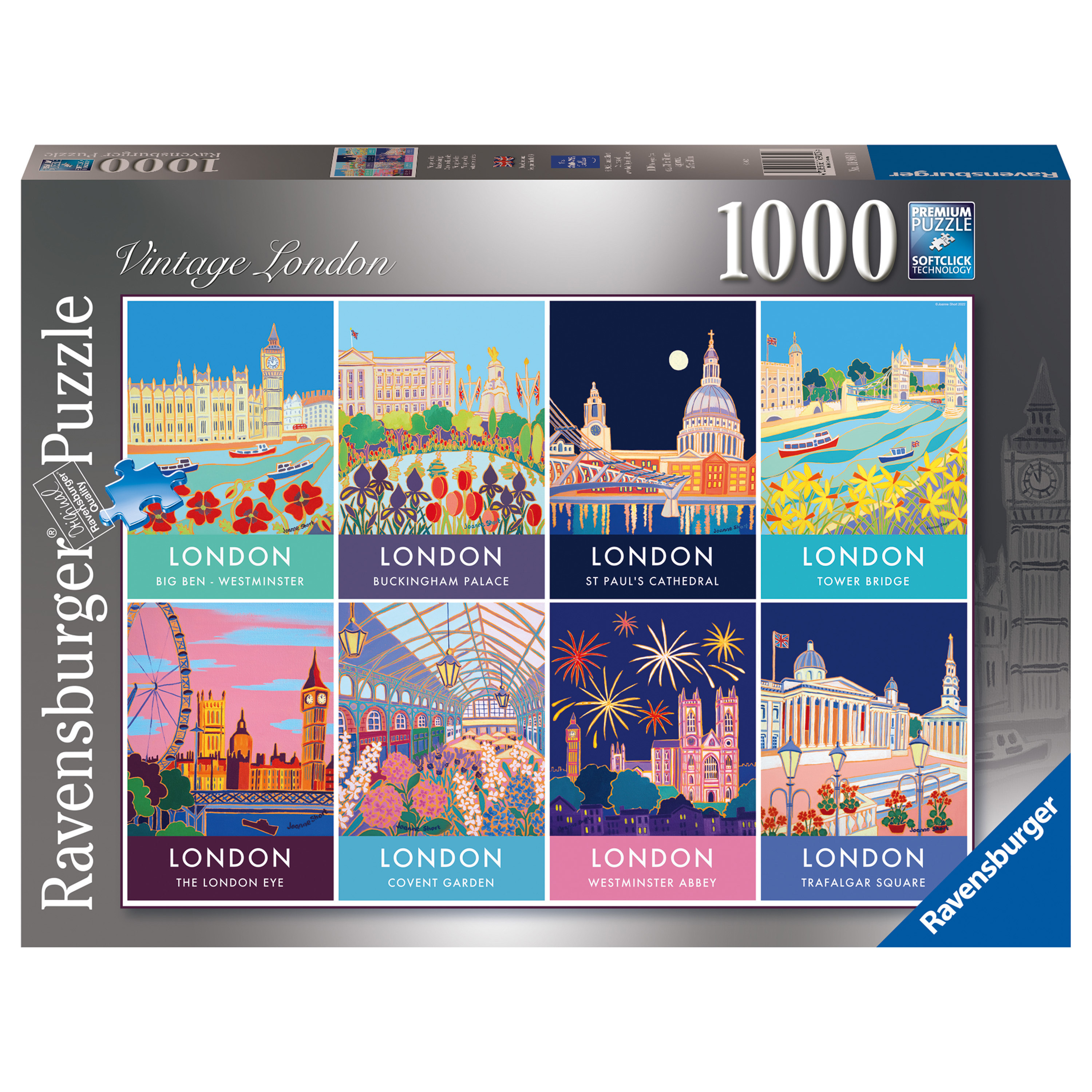 Jigsaw: Vintage London (Travel Posters) (1000 pce)