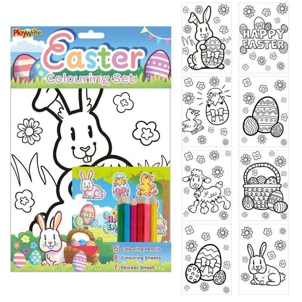 Easter Colouring Set (29.5 x 22cm) (NEW) (Due 01/04/26)