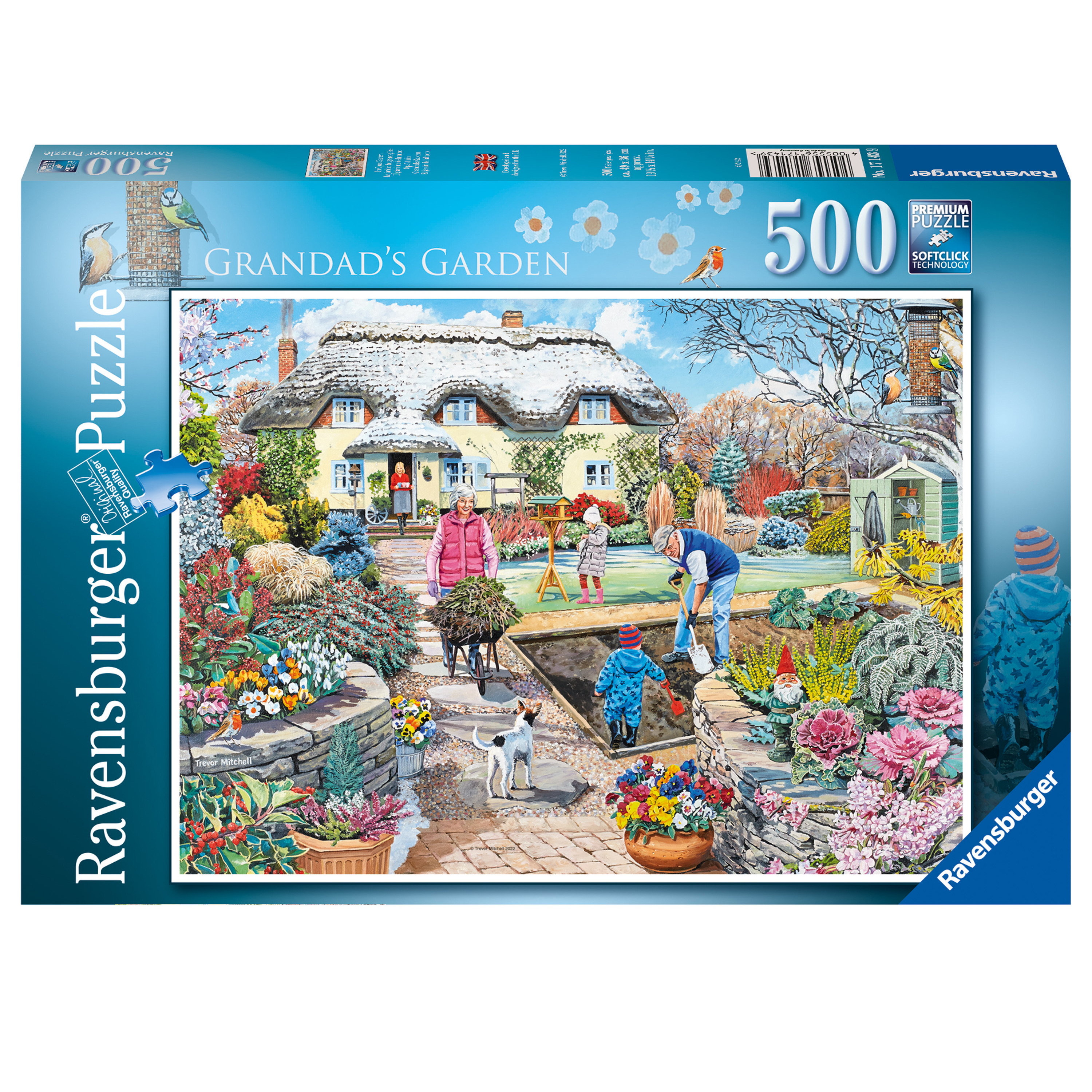 (N.L.A.) Jigsaw: Grandad's Garden (500 pce) (E.O.L.) - SAVE 15% !!