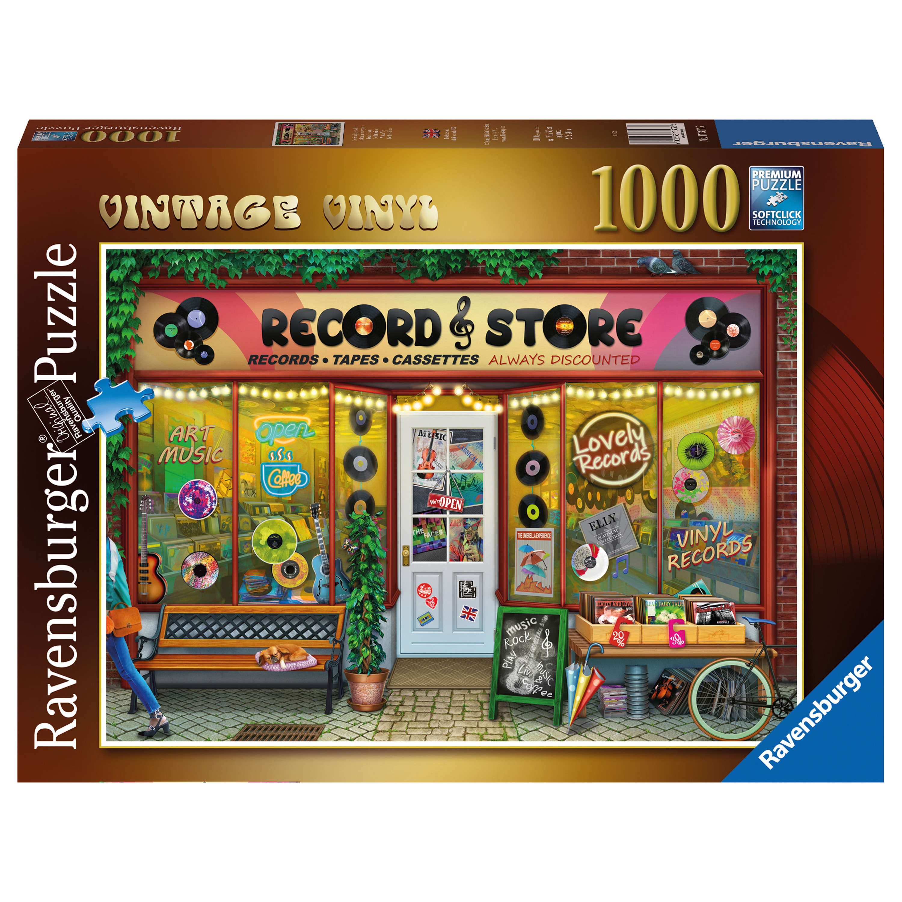 Jigsaw: Vintage Vinyl (1000 pce) (E.O.L.) - SAVE 15% !!