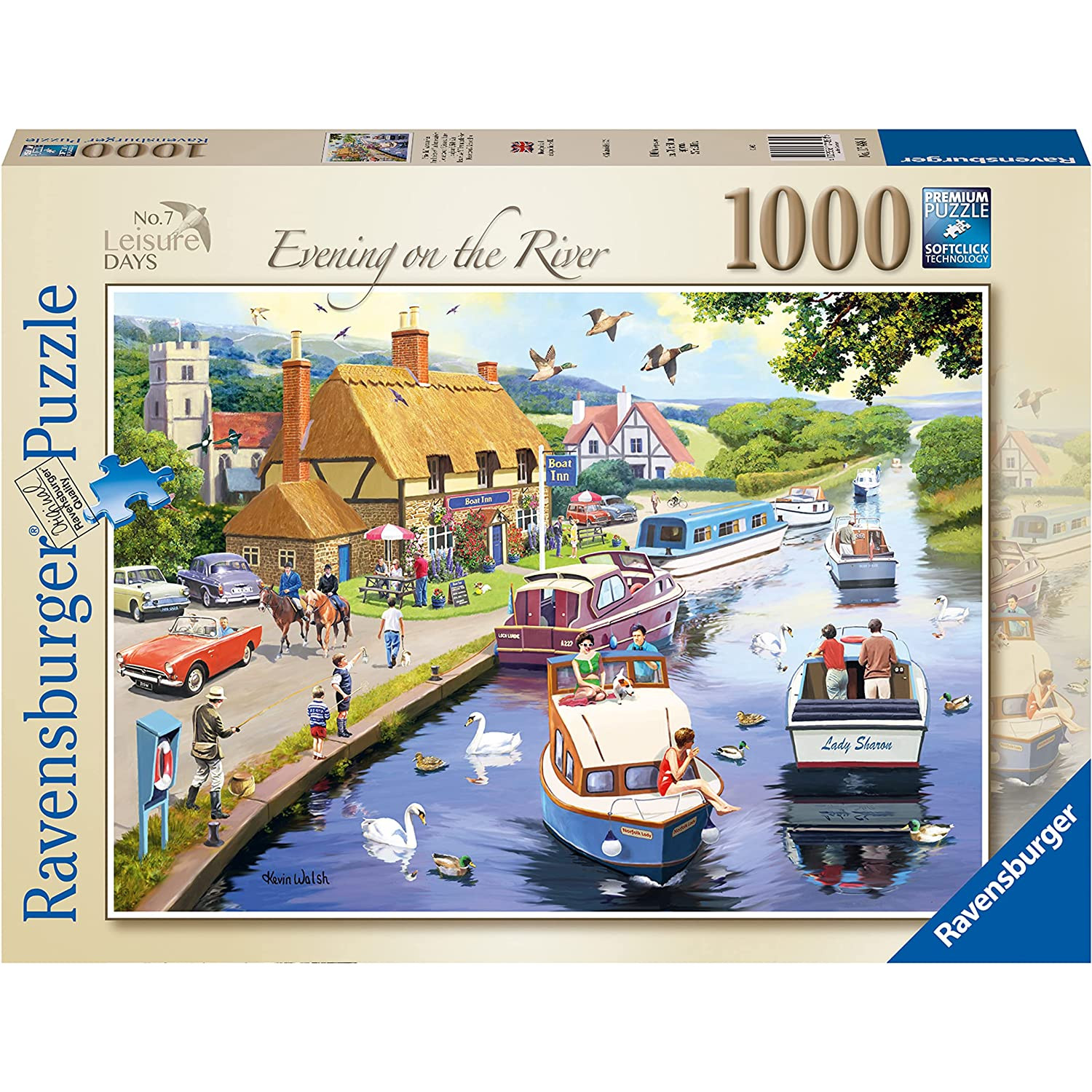 Jigsaw: Leisure Days No. 7 - Evening on the River (1000 pce)