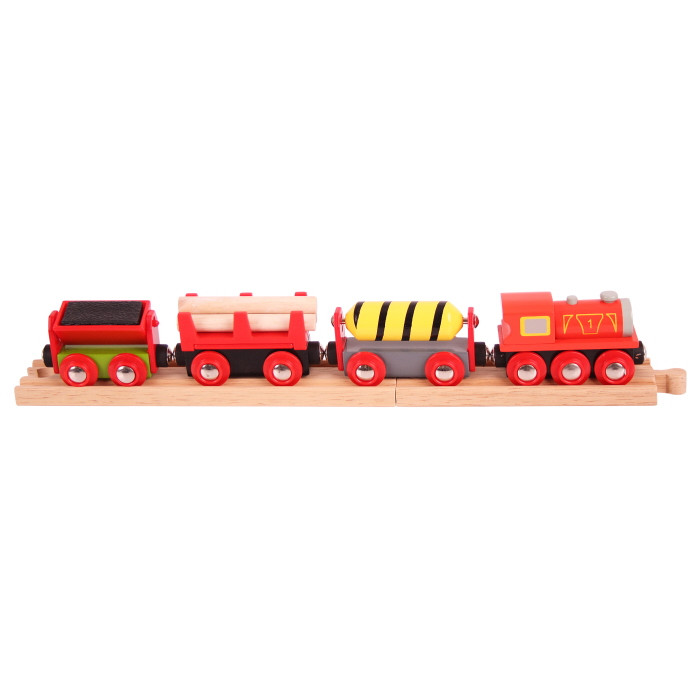 Bigjigs Supplies Train (10 pce) (E.O.L.)