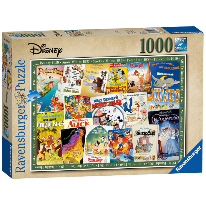 Jigsaw: Disney Vintage Movie Poster (1000 pce)