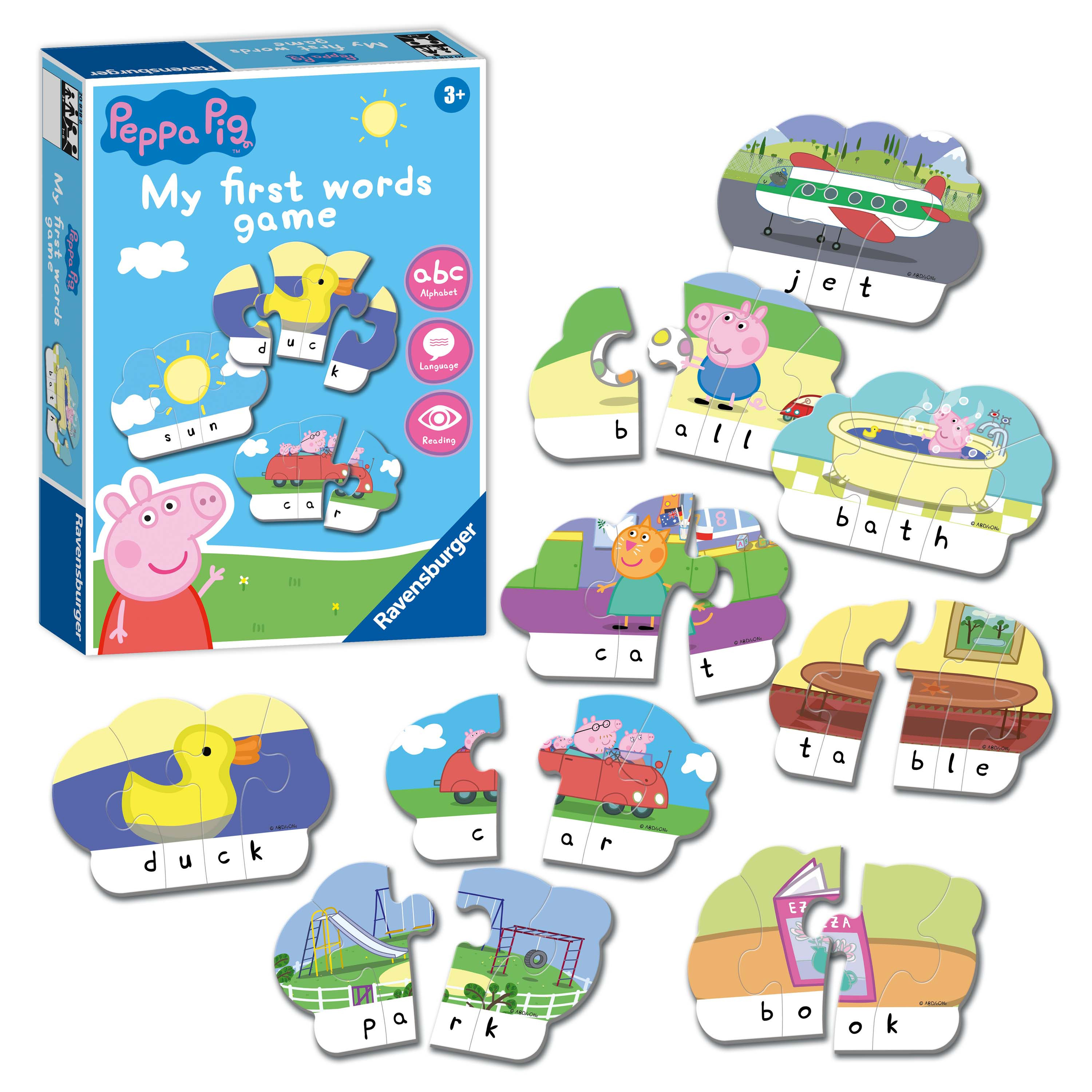 Peppa Pig My First Words Game (3+ YRS) (E.O.L.) - SAVE 15% !!