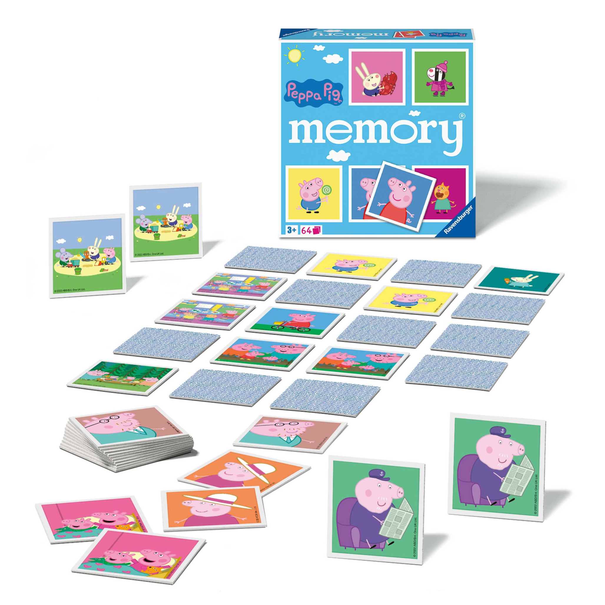 Peppa Pig Large Memory Game (3+ YRS) (E.O.L.) - SAVE 20% !!