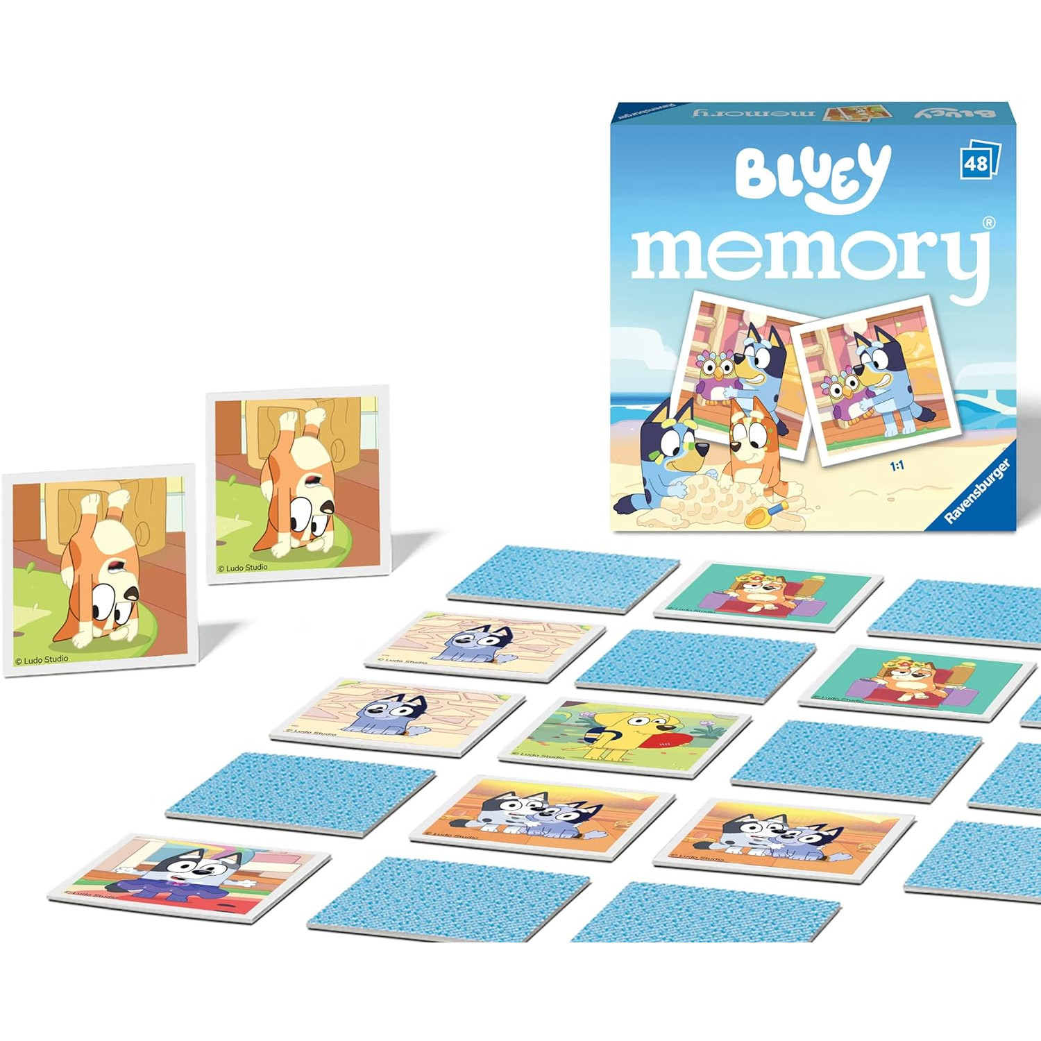 Bluey Mini Memory Game 48 pce (3+ YRS)