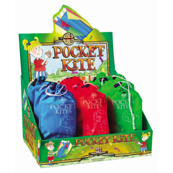 Pocket Kite in a Bag 50 x 30cm (3 asstd.) (Available with CDU in MOQ 18)